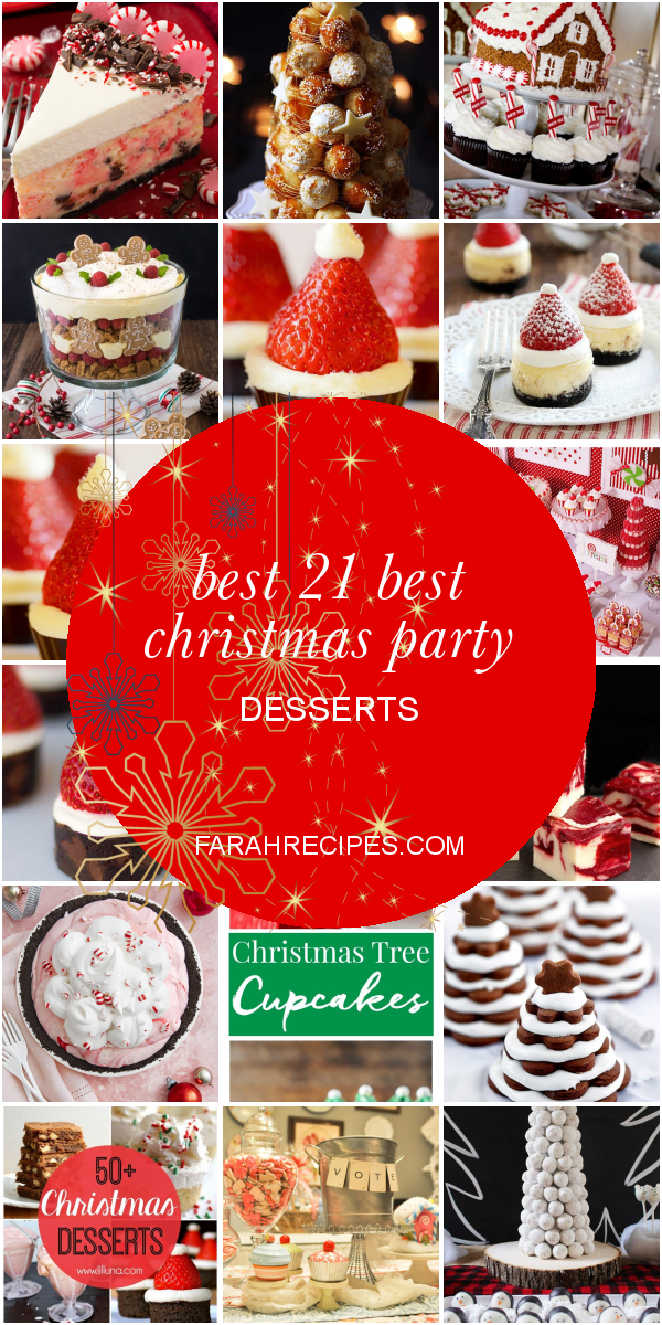 Best 21 Best Christmas Party Desserts - Most Popular Ideas Of All Time